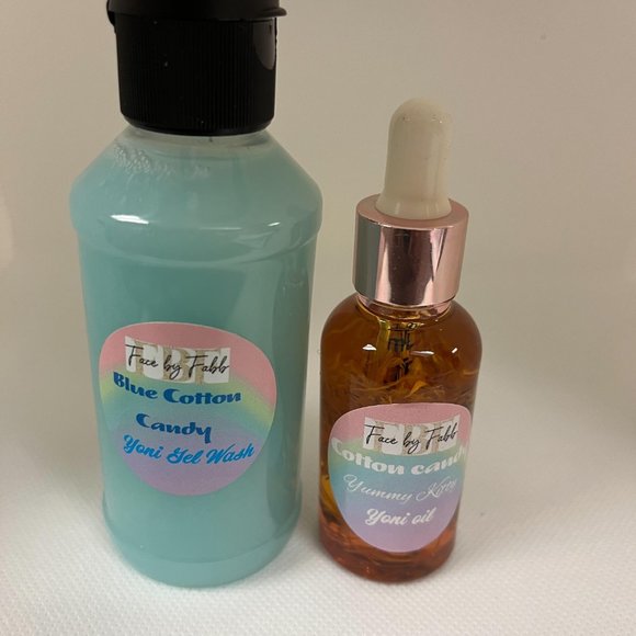 BLUE COTTON CANDY YONI WASH & COTTON CANDY OIL COMBO - Picture 2 of 2